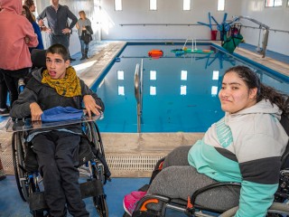 Presentaron actividades deportivas y acuáticas en la Escuela de Apoyo a la Inclusión N° 1